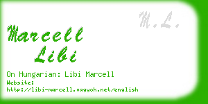 marcell libi business card